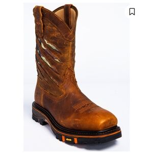 Men's Western Leather Boots in Rich Tan